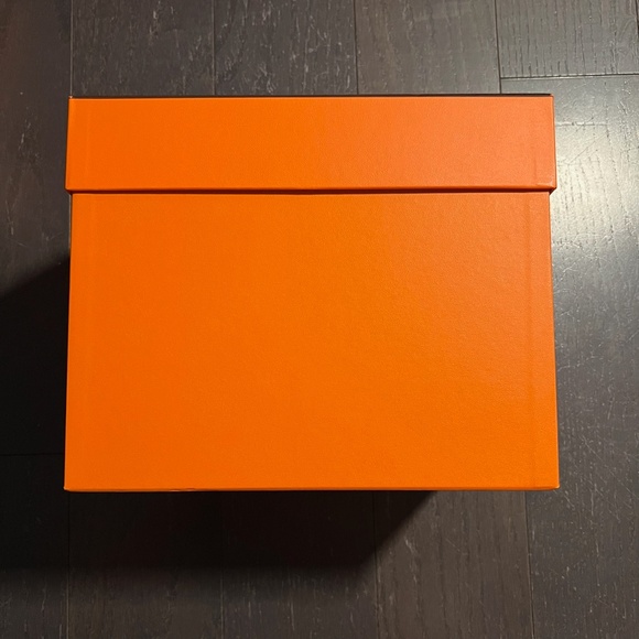 Hermes large bag empty box case decoration storage orange - Picture 4 of 11